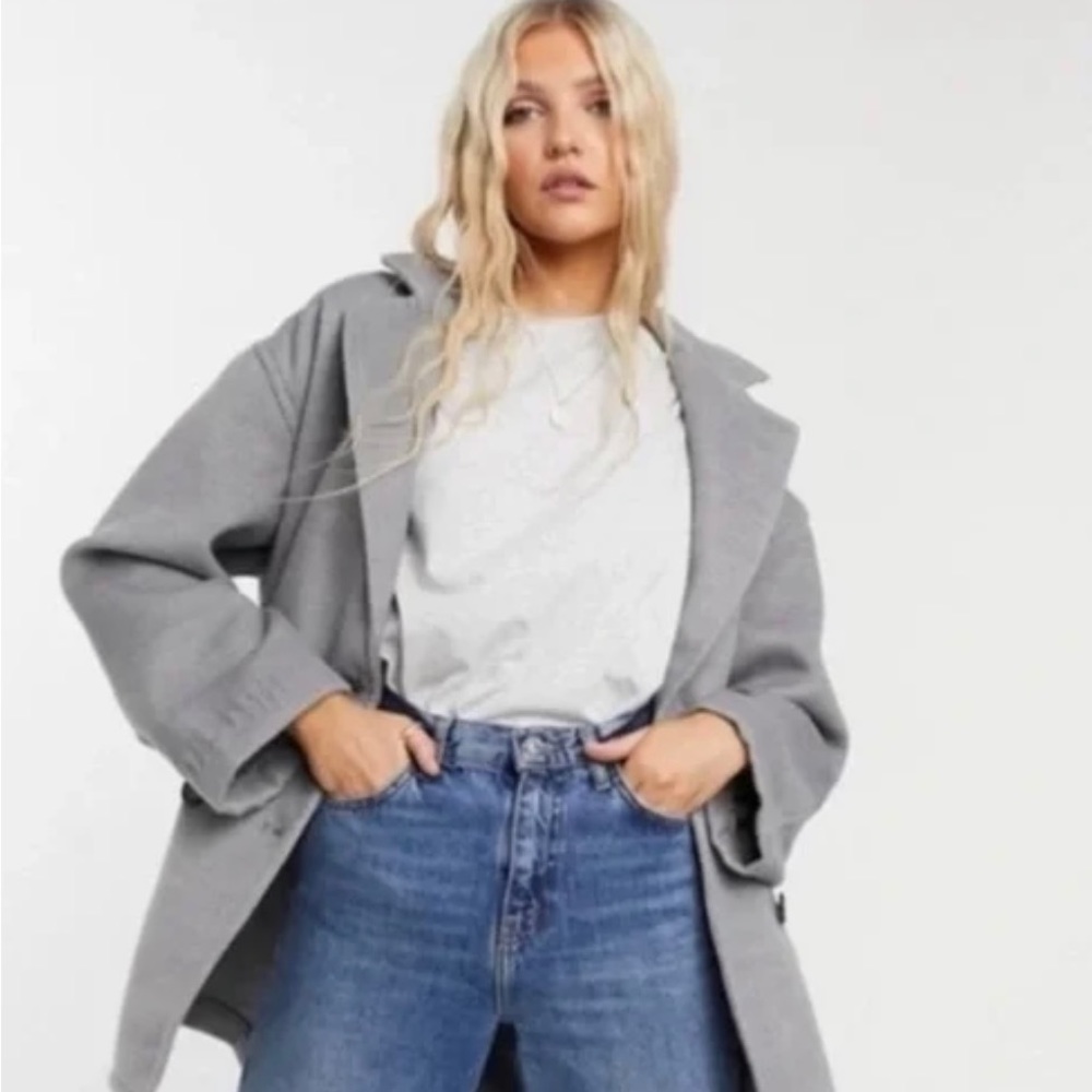 Free People Hannah Slouchy Oversized Coat. NWOT Size Small, but can fit up to XL